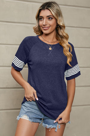 Sitting With Stripes Tee