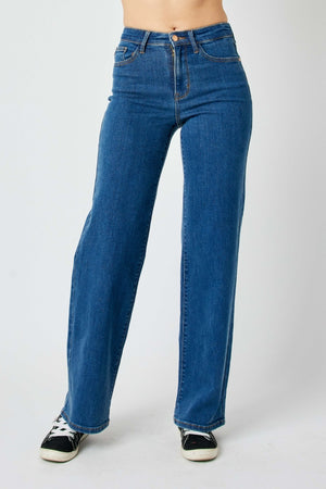 Justine High Rise Straight Jeans by Judy Blue