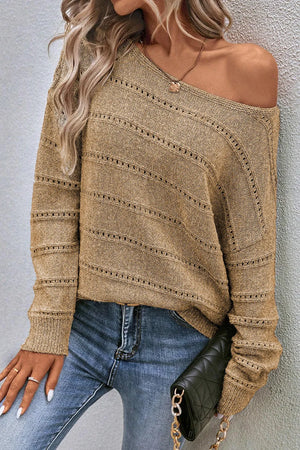 Step Out In Style Dropped Shoulder Sweater