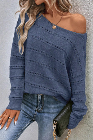 Step Out In Style Dropped Shoulder Sweater