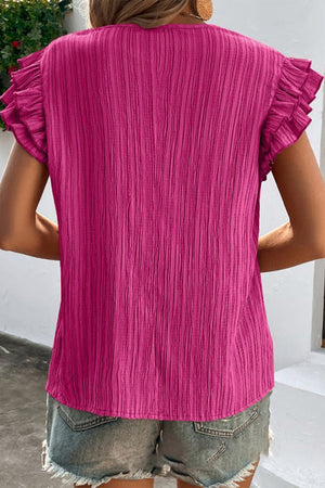 Runaway Summer Cap Sleeve Blouse