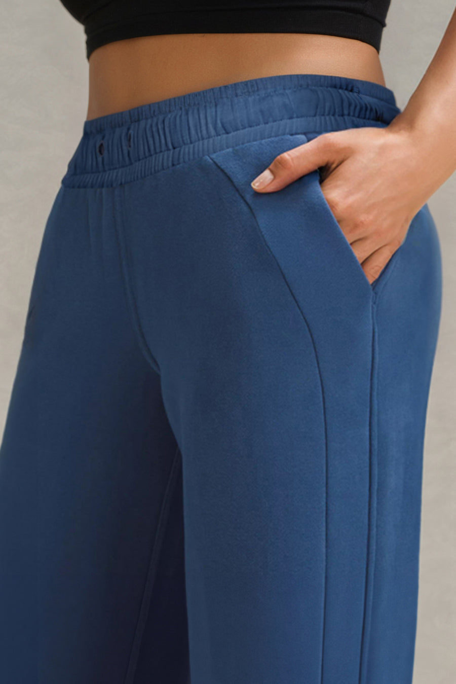 Elsie Drawstring Straight Leg Pants