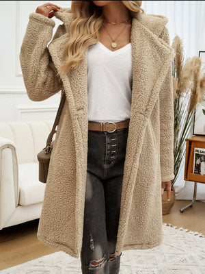 It Girl Hooded Teddy Coat