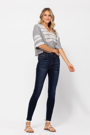 Krista High Waist Handsand Skinny Jeans by Judy Blue