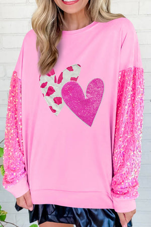 Sparkle Hearts Sweatshirt