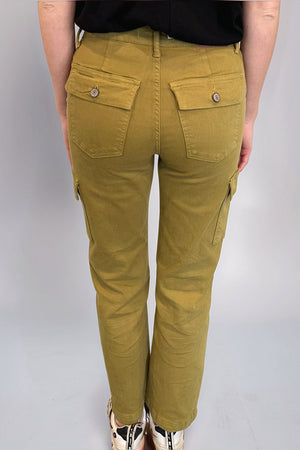 Matcha Babe Cargo Jeans by Judy Blue