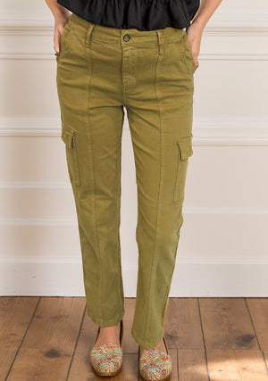 Matcha Babe Cargo Jeans by Judy Blue