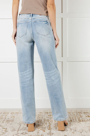 Patricia High Rise Rigid Magic 90's Straight Jeans by Judy Blue