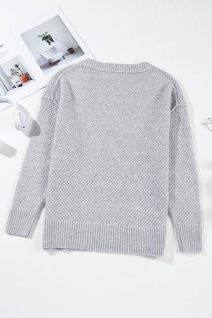 Rainy Days Dropped Shoulder Sweater