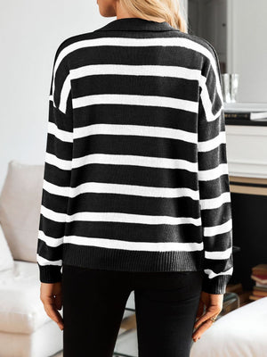 From Here On Out Striped Sweater