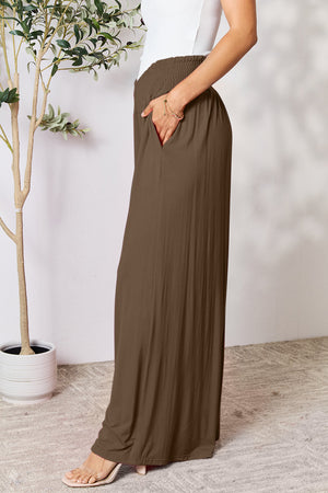 Sassy & Smocked Wide Leg Pants