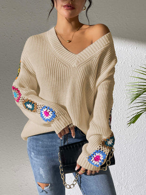 Flower Patches Sweater