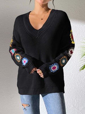 Flower Patches Sweater