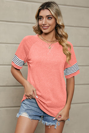 Sitting With Stripes Tee