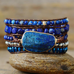 Luxe Lapis Braided Bracelet