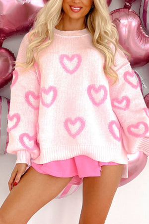 Hearts All Around Sweater