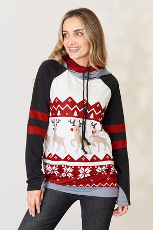 Reindeer Long Sleeve Hoodie