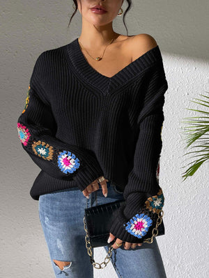 Flower Patches Sweater