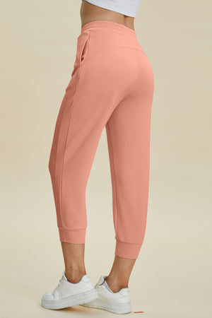 Dana Drawstring High Waist Cropped Pants