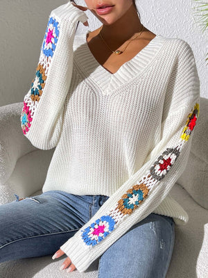 Flower Patches Sweater