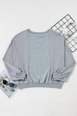 Choose A Side Waffle Knit Top