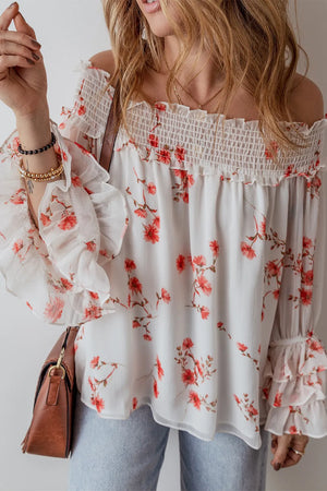 Floral On My Mind Off Shoulder Blouse