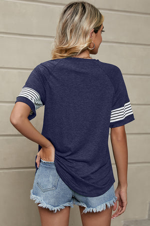 Sitting With Stripes Tee