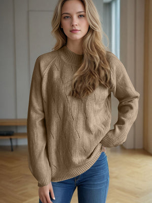 Make The Most Of It Mock Neck Sweater