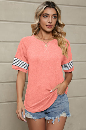 Sitting With Stripes Tee