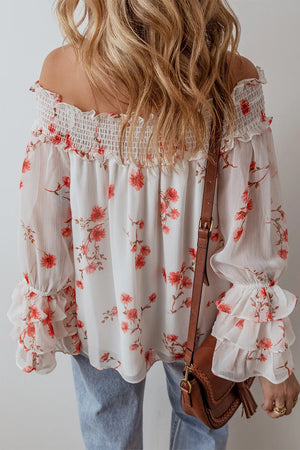 Floral On My Mind Off Shoulder Blouse