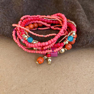 Bands of Beads Bracelet Set