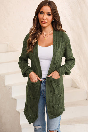 Season's Best Cable-Knit Cardigan