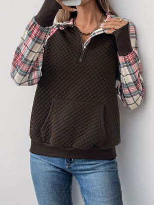 Play Days Plaid Sweatshirt