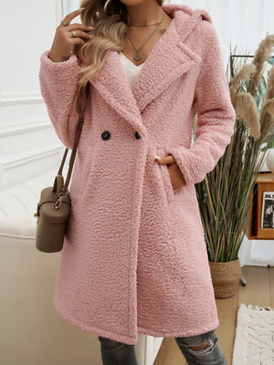 It Girl Hooded Teddy Coat