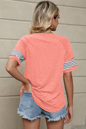 Sitting With Stripes Tee