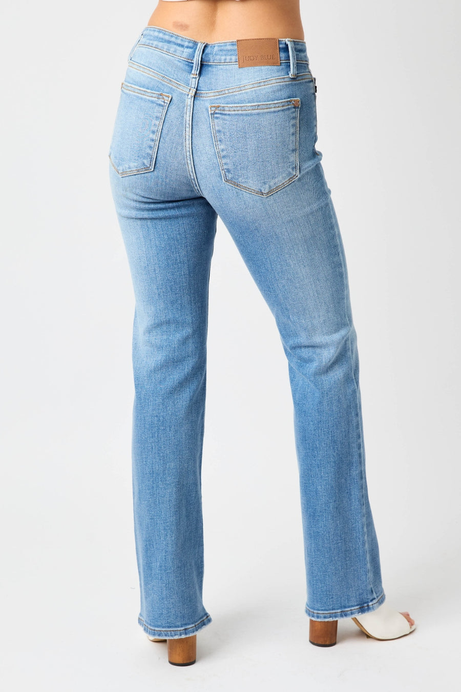 Amberly High Waist Straight Jeans by Judy Blue