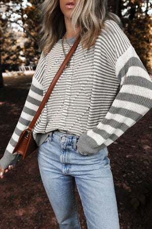 Sticking With Style Long Sleeve Sweater