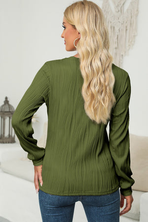 Talk About Texture Long Sleeve Top