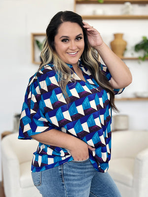 Geometric Goddess  Blouse