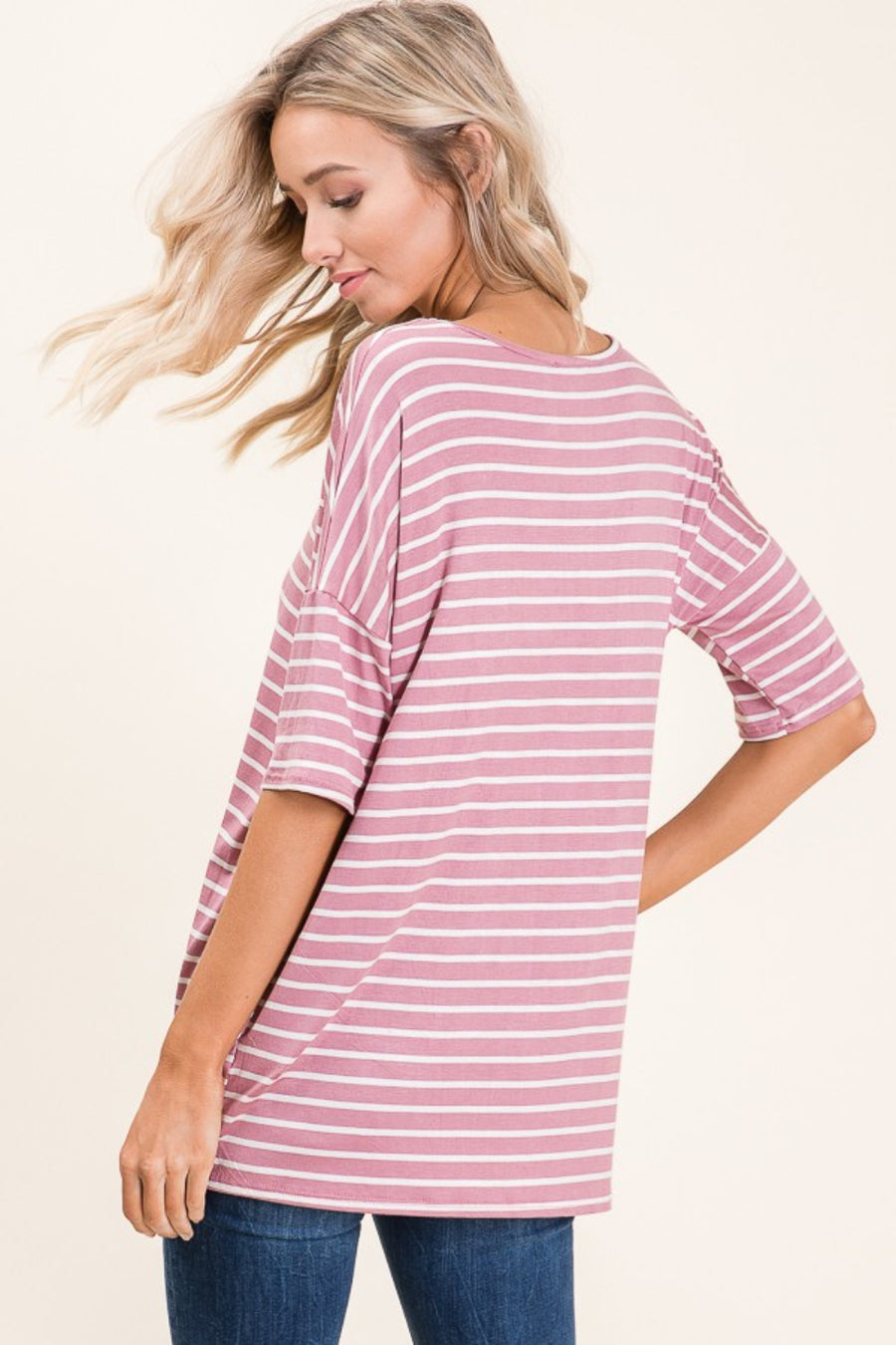 Must Have Been Me Striped Tee