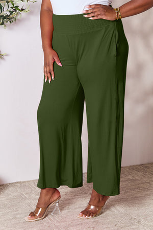 Sassy & Smocked Wide Leg Pants