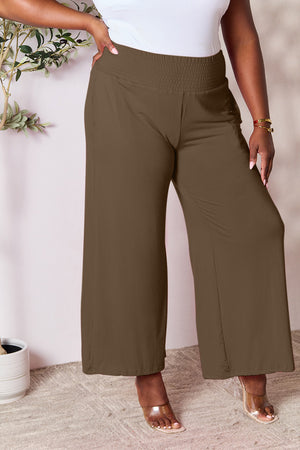 Sassy & Smocked Wide Leg Pants