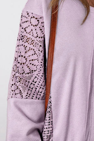 Lilac & Lace Sweatshirt