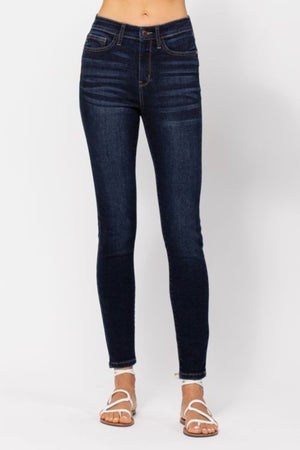 Krista High Waist Handsand Skinny Jeans by Judy Blue