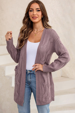 Season's Best Cable-Knit Cardigan