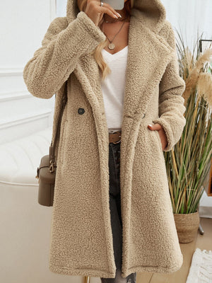 It Girl Hooded Teddy Coat