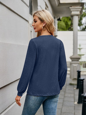 Classic Calling V Neck Long Sleeve Tee