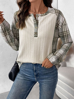 Not Your Plain Jane Plaid Top