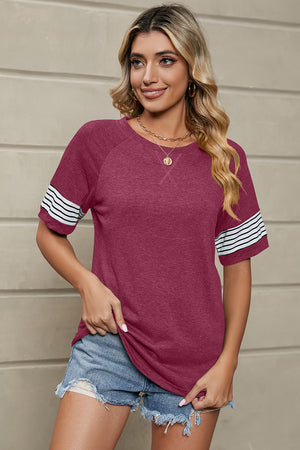 Sitting With Stripes Tee