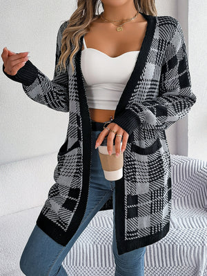 Plaid Cardigan